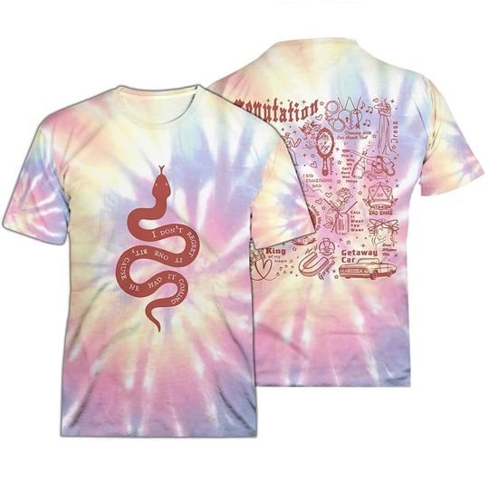 Double Sided Tie-dye T-shirts