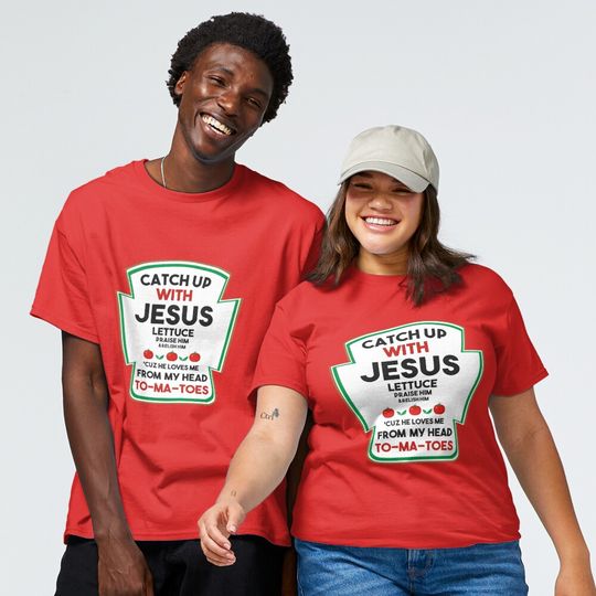 CATCH UP WITH JESUS ( RELIGIOUS AND FUNNY   ) Merry Xmas  T-Shirt