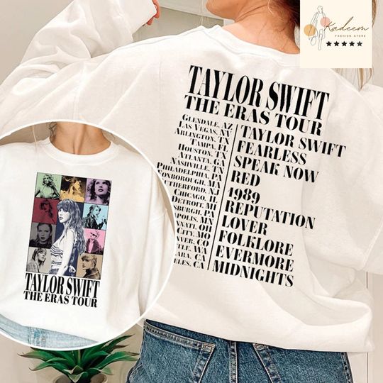 Taylor taylor version Eras Tour 2023 2sided Shirt, Taylor Sweatshirt, Swift Shirt, Eras Tour Hoodie, Eras Tour 2023 Sweatshirt, taylor version Sweatshirt