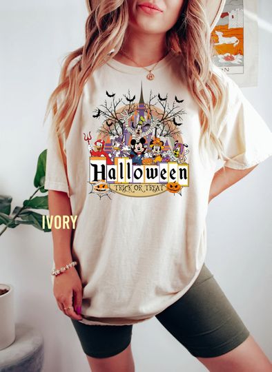 Mickey and Friends Halloween Shirt, Halloween Trick Or Treat Unisex T-Shirt