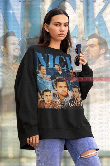 NICK MILLER Sweatshirt, Nick Miller Homage Vintage Sweater, Nick Miller Retro Shirt