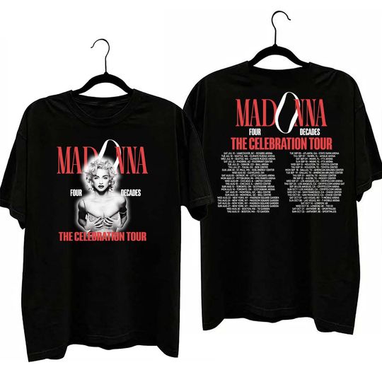 Madonna The Celebration Tour 2023 Double Sided T-Shirt