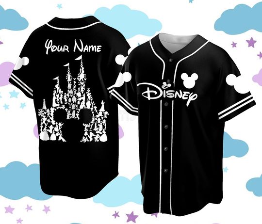 Custom Disneyland 2023 Mickey Head Family Vacation Baseball Shirts Baseball Jersey