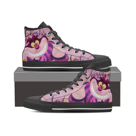 Alice In Wonderland Cheshire Cat High Top Shoes