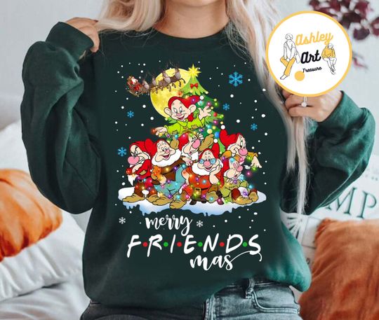 Disney Snow White & Seven Dwarfs Merry Christmas Sweatshirt