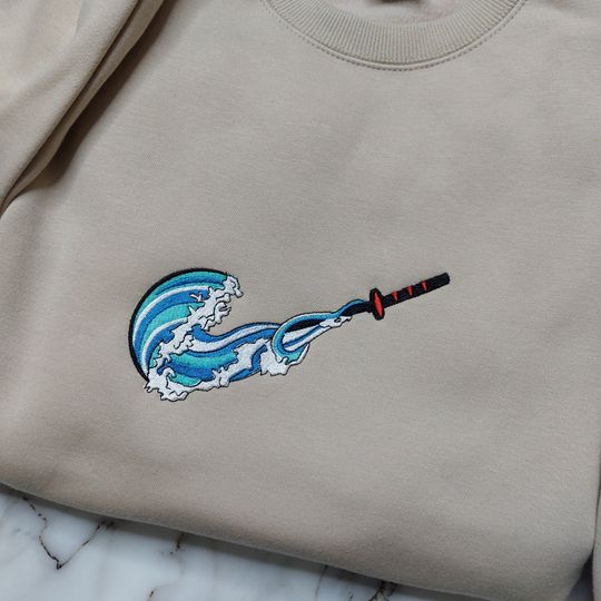 Anime Embroidered Sweatshirt, Embroidered Anime Shirt, Anime Shirt, Embroidered Shirt, Embroidered Hoodie, Anime Tee