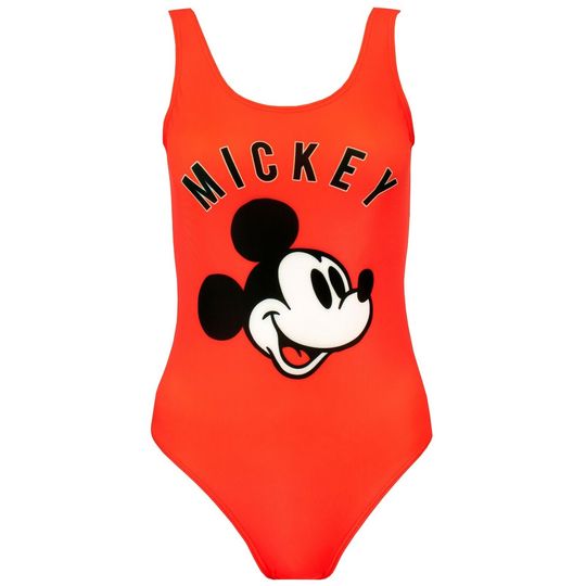 Disney Mickey Mouse Swimming Costume One-piece Womens Swimsuit Swimwear