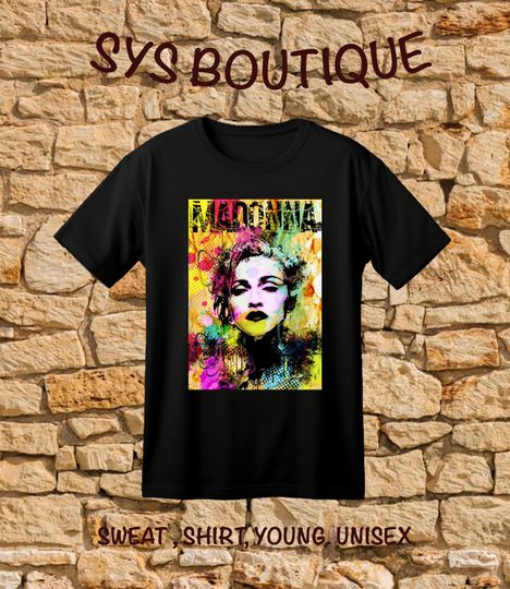 Madonna T-shirt, Madonna Pop Art T-Shirt, Madonna The Celebration Tour 2023, Madonna Shirt