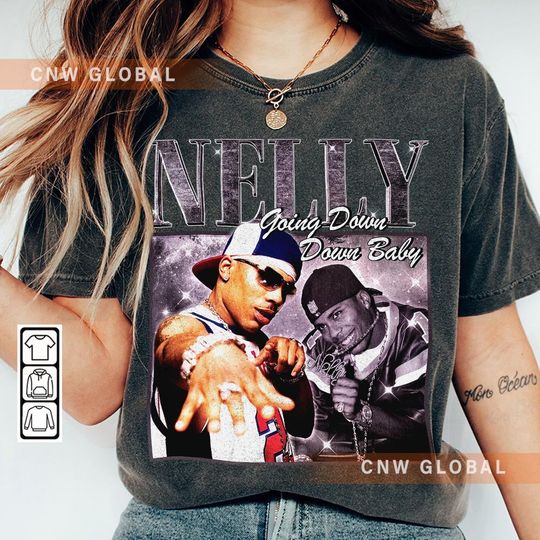 Nelly Rap Shirt, Nelly Country Grammar Album Vintage T Shirt