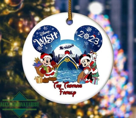 Personalized Disney Cruise Ornament, Disney Cruise