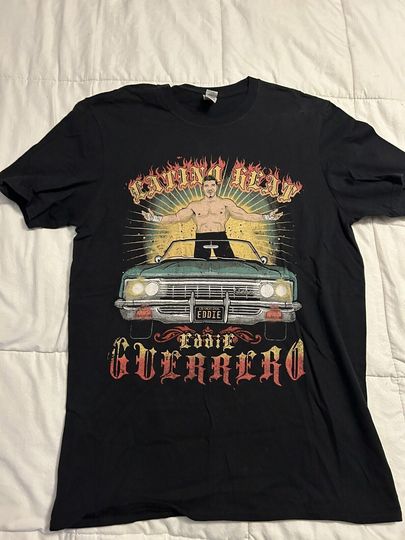 Eddie Guerrero Latino Heat Wrestling T-Shirt Funny Black Vintage Gift Men Women