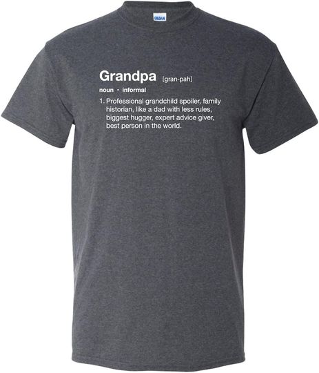 Grandpa Definition Grandfather Papa Great Gramps T-Shirt