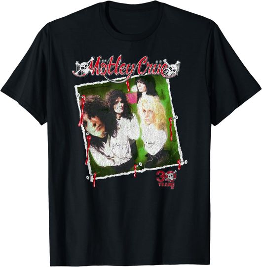 Mötley Crüe – Retro Vintage 30 Years Dr. Feelgood Photo T-Shirt