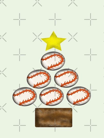 Cool Christmas Tree Baseball SPORT T-Shirt