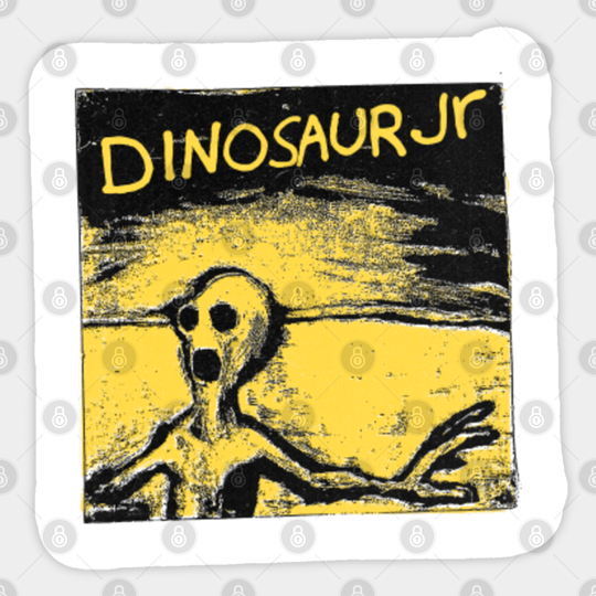 vintage dinosaur jr // fan art - Dinosaur Jr - Sticker