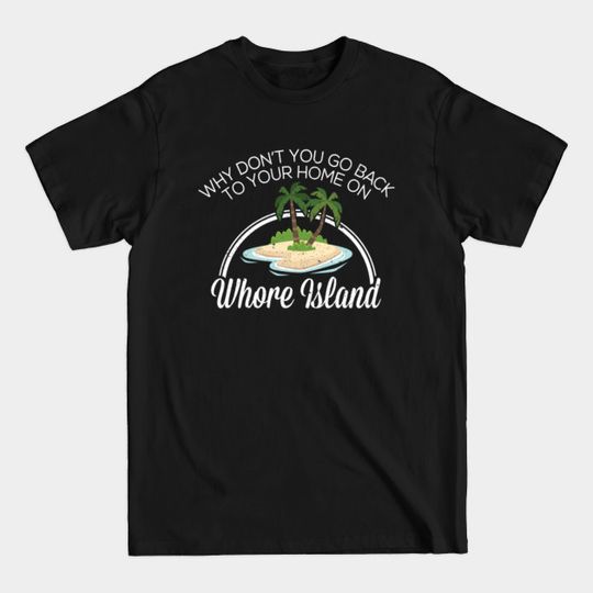 Anchorman Whore Island Ron Burgundy - Anchorman - T-Shirt