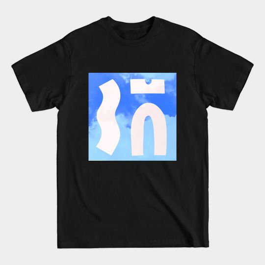 Cloud Doodles - Digital Collage - T-Shirt