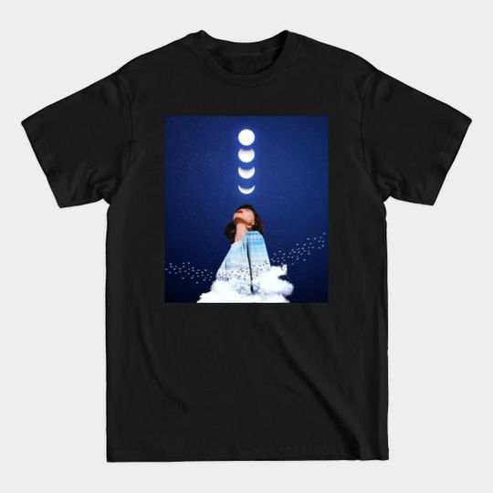 Moon Rising - Digital Collage - T-Shirt