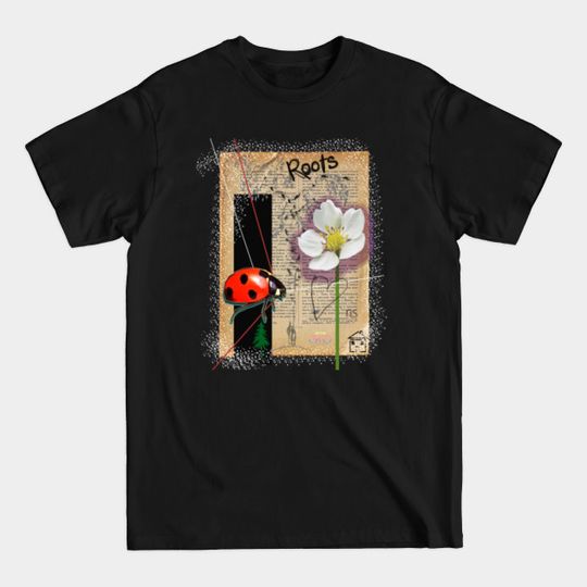 Summer Cottage - Digital Collage - T-Shirt