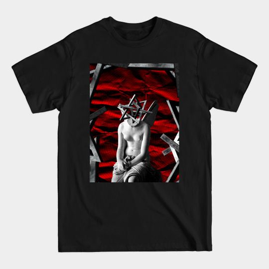 Chaos Angel (No Text) - Digital Collage - T-Shirt