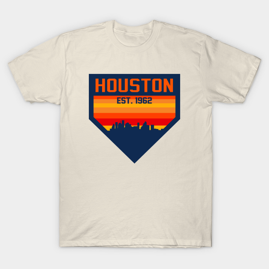 Houston Home Plate Skyline - Houston - T-Shirt