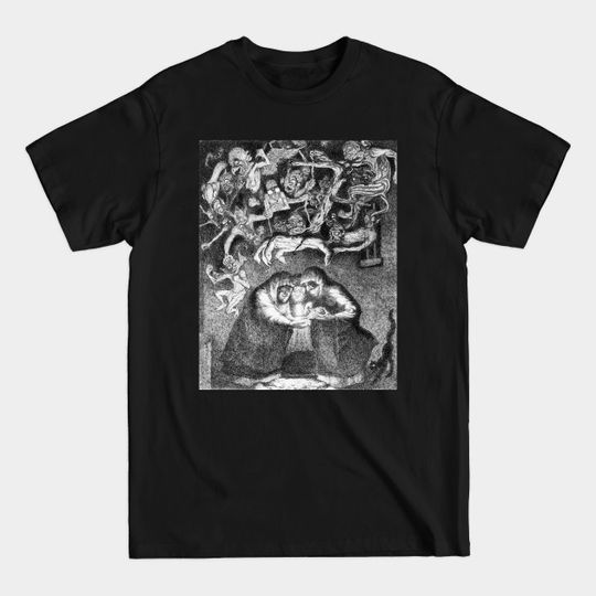 30 Pieces Of Silver - 30 Demons Oliver Grimley Fine Art - Demons - T-Shirt