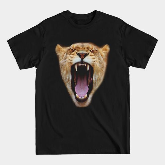Lion Face Roar - Lion Face - T-Shirt