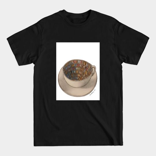 Cup - Books - T-Shirt