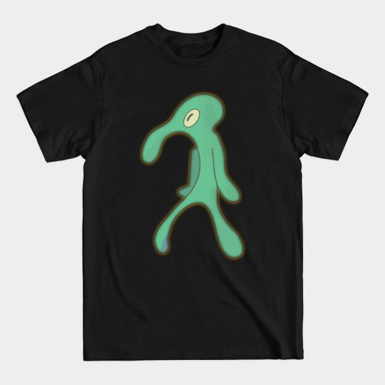 Squidwards Painting (but on a shirt) - Squidward - T-Shirt