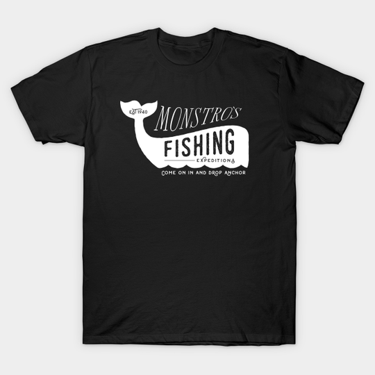 MONSTRO'S FISHING EXPEDITIONS — WHITE - Pinocchio - T-Shirt