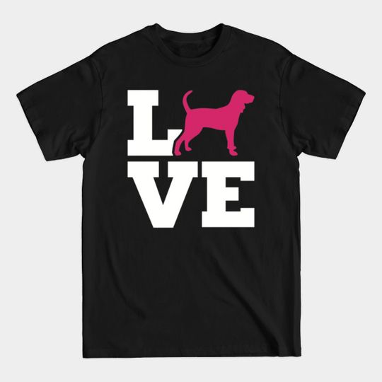 Black and Tan Coonhound love - Black And Tan Coonhound - T-Shirt