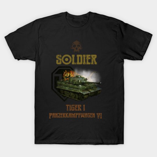 Soldier-Tiger I - World Of Tanks - T-Shirt