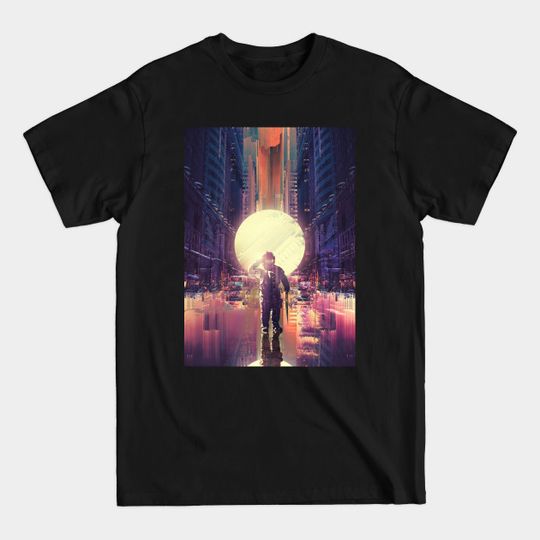 Lost In The City - Astronaut - T-Shirt