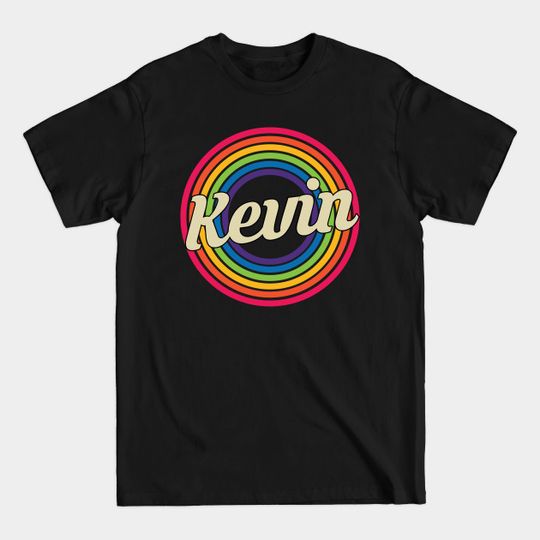 Kevin - Retro Rainbow Style - Kevin - T-Shirt