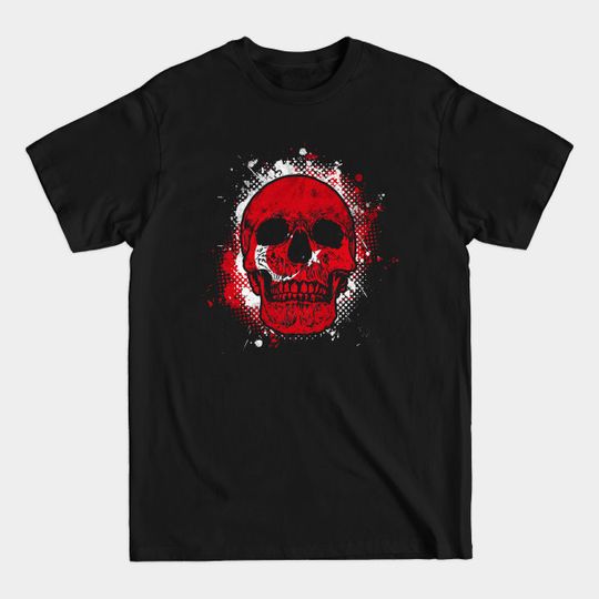 Turkish Flag Skull - Turkish - T-Shirt