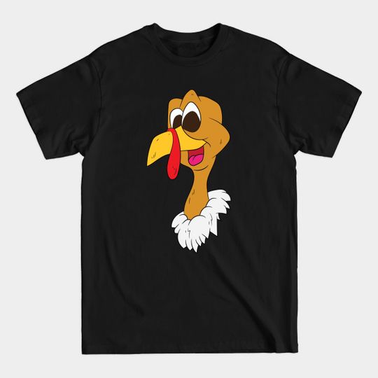 Turkey Face Shirt | Funny Thanksgiving Gift - Turkey Face - T-Shirt