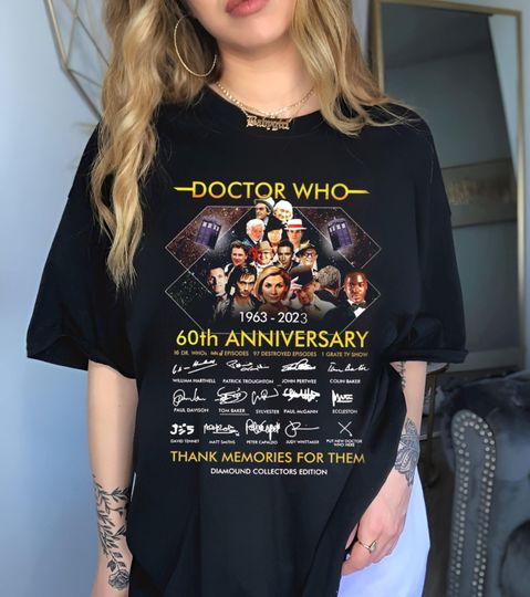 Doctor Who 60th Anniversary Shirt, Doctor Who Movie Shirt