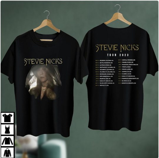 Stevie Nicks 2023 Tour Shirt, Stevie Nicks Fleetwood Mac Band Tour shirt