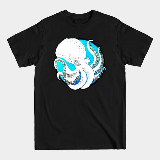 Octopus Marine Life - Octopus Artwork - T-Shirt