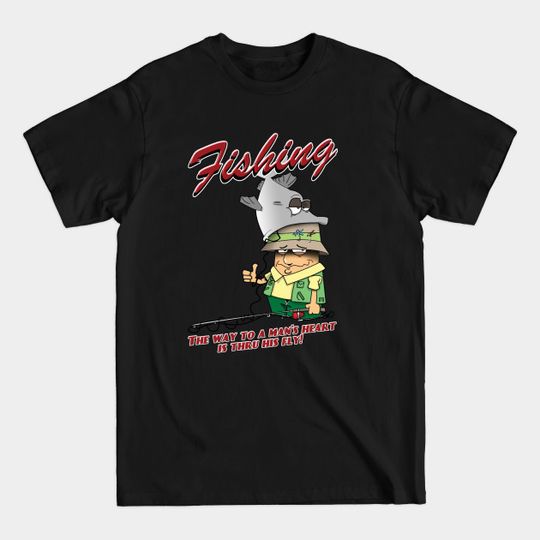 Fishing! - Wickeddecent - T-Shirt