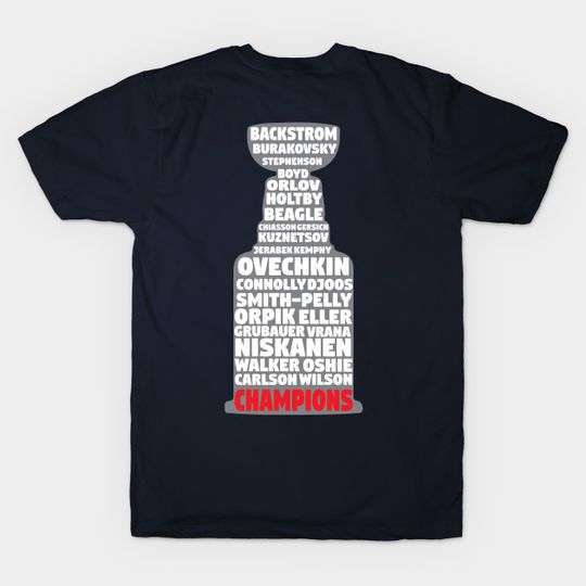 CAPS - Stanley Cup with Team - Washington - T-Shirt