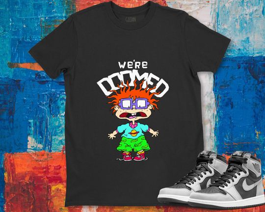 Chuckie We're Doomed Rugrats Nickelodeon T Shirt