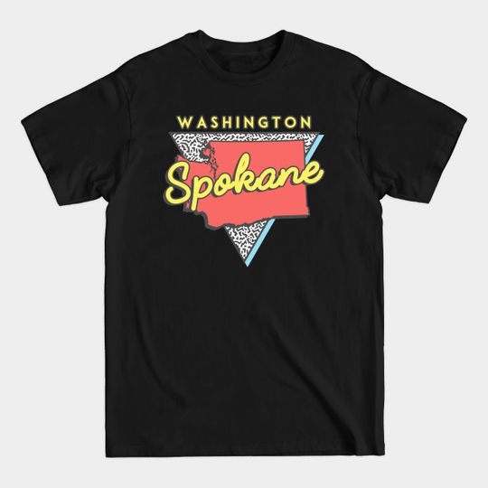 Spokane Washington Triangle - Spokane Washington - T-Shirt