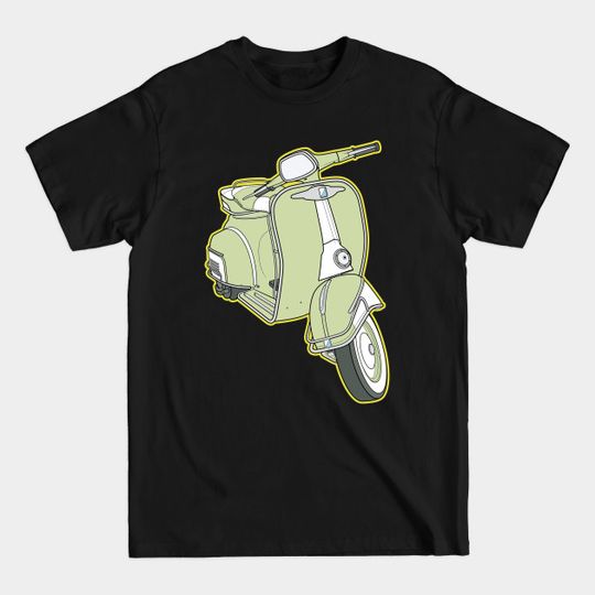 Vintage Vespa Scooter - Vespa Scooter - T-Shirt