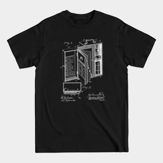 emergency case Vintage Patent Drawing - Emergency - T-Shirt