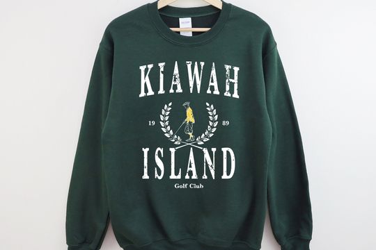 Kiawah Vintage Style Unisex Sweatshirt | Kiawah Golf Club Crewneck