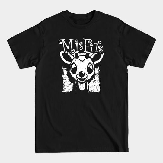 Misfits of Christmas Town: Rudolph the Red-Nosed Reindeer (white print) - Rudolph The Red Nosed Reindeer - T-Shirt