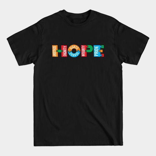 HOPE-Human and Social Values - Activist - T-Shirt