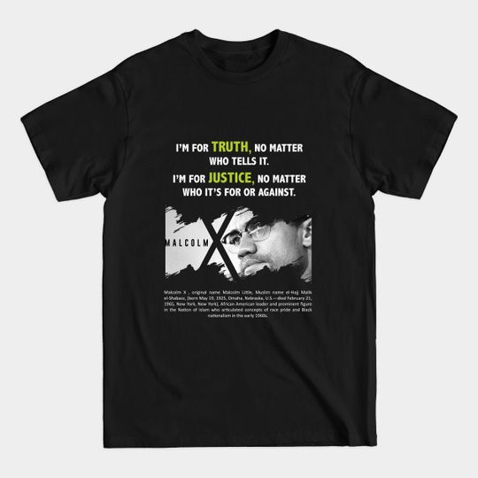 malcolm x - Malcolm X Day - T-Shirt
