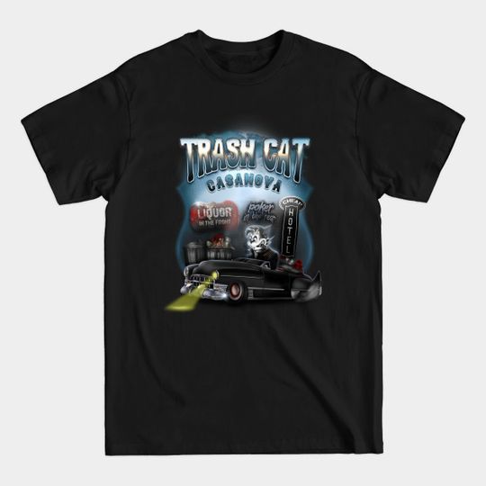 Trash Cat - Rat Rod - T-Shirt